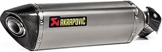 Heat Resistant Aluminium Sticker Decal for Akrapovic Exhaust Muffler Motorcycle (Color : 2pcs SDK077)