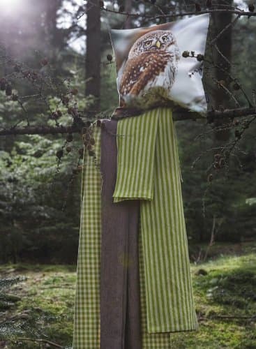 Proflax Table runner, Stripes Red, 50 x 160 cm