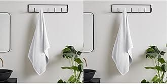 Catherine LansfieldQuick Dry Cotton Hand Towel White (Pack of 2)