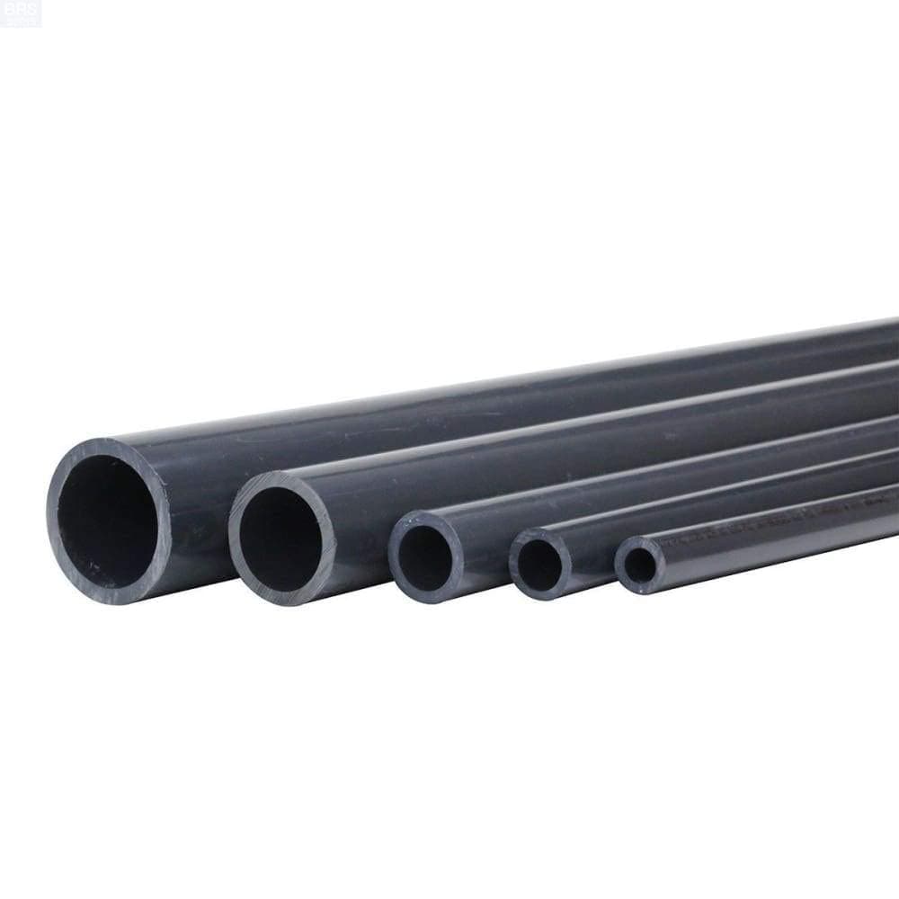 VENTRAL PVC Pipe Schedule 80 Grey 1/2 Inch (.5) Grey/PVC 4FT Feet