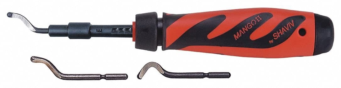 SHAVIV Deburring Tool Set, Plastic, Hi Speed STL.