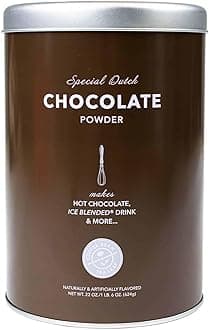 The Coffee Bean & Tea Leaf, Dutch Chocolate Powdered Creamer for Coffee, Lattes, Smoothies, Drinks, Baking, 22oz. Tin, 2 Pack