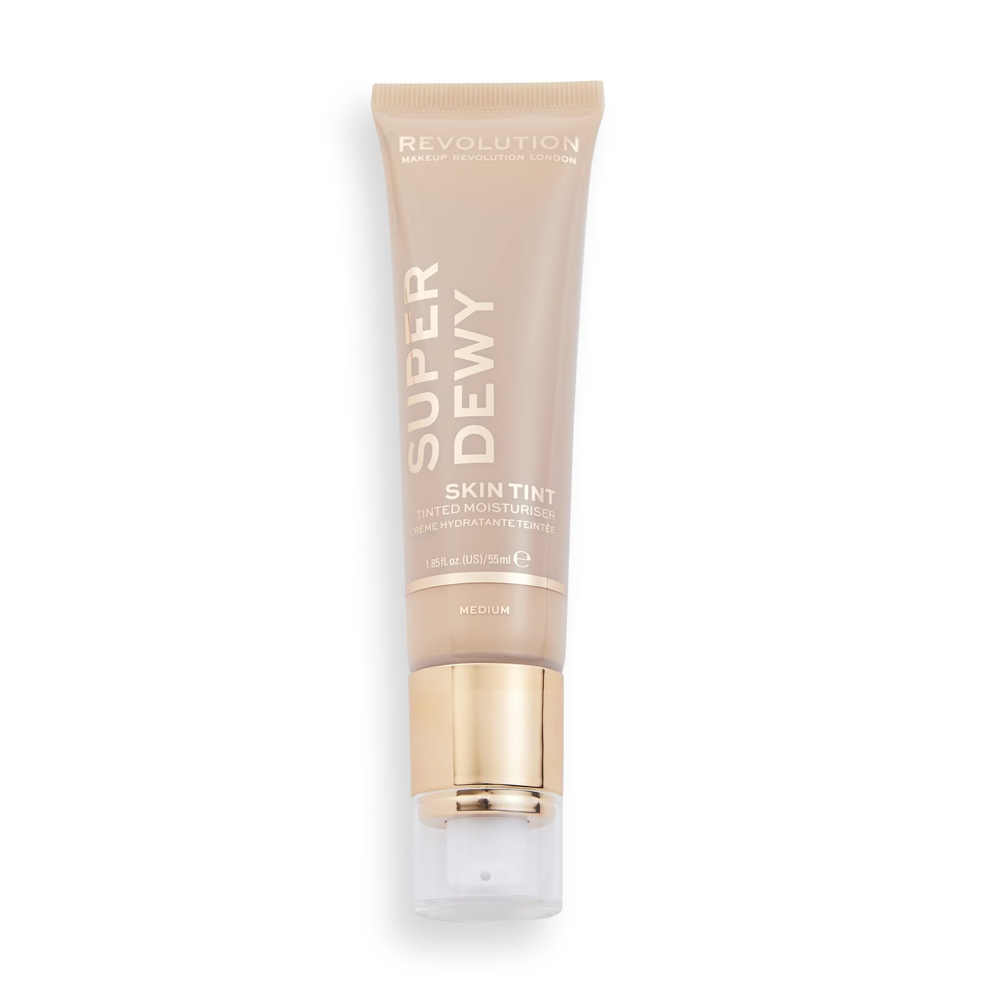 Superdewy Tinted Moisturiser – Medium Light | Lightweight Hydrating Coverage with Skincare Benefits | Natural Dewy Finish | SPF Makeup Base | 30 ml