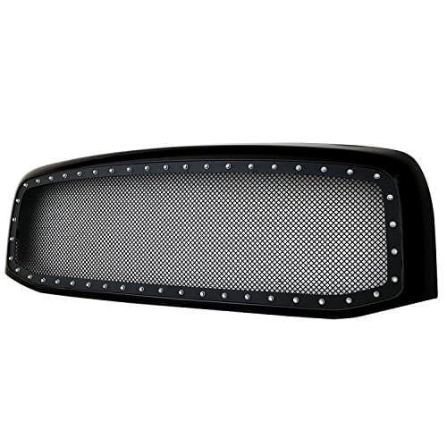 Paramount Restyling 46-0212 Evolution Black Stainless Steel Wire Mesh Packaged Grille, 1 Piece