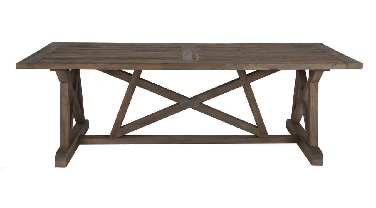 Andrew Dining Table, Weathered Gray