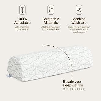 Coop Home Goods Adjustable Memory Foam - Four Position Support Pillow With Bamboo Derived Rayon And Polyester Cover - Removable Foam For Back Neck Knee Ankle