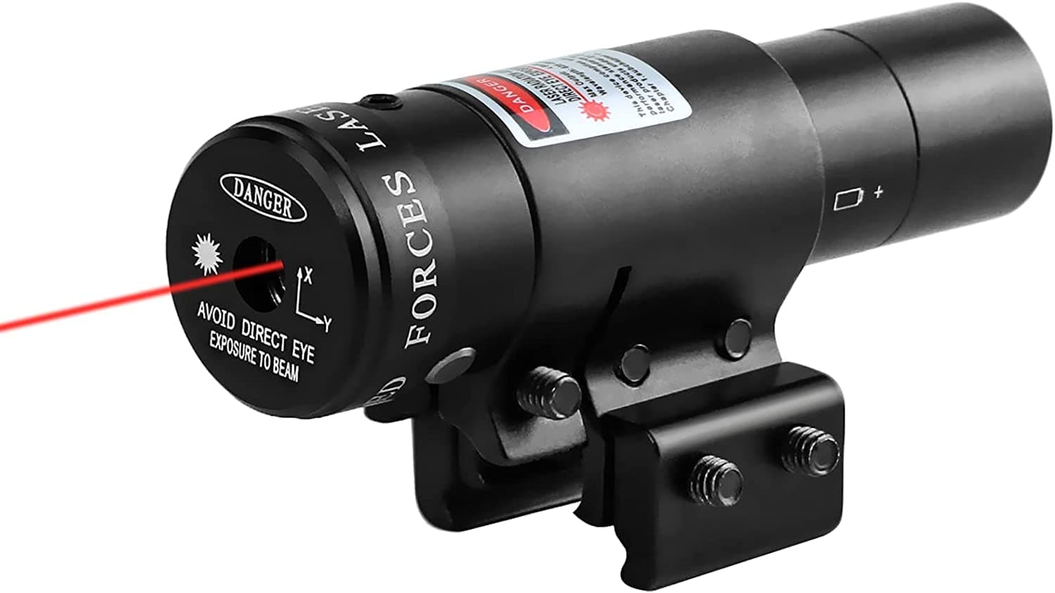 Beileshi Adjustable Dot Laser Sight Compact Tactical Red Laser Sight with Picatinny Mount Alan Wrenches for Hunting