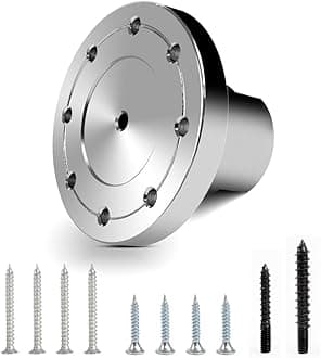 Phukmlong 3" Wood Lathe Steel Faceplate Chucks with ScrewChuck, 1”-8TPI Thread Woodworking Accessories Tools…