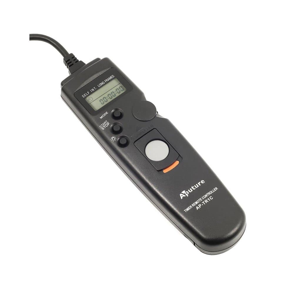 Aputure Remote Shutter Release Timer/Intervalometer - 1C Remote for Canon Cameras (Replaces Canon's RS 60-E3)