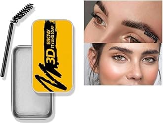 Soap Brows Kit,1Pcs/Set Eyebrow Freeze Styling Wax,Waterproof Long-lasting Eyebrows Enhancer Shaping Clear Tint Gel, Eye Brow Makeup Balm Pomade Cosmetics (1pc 02#)