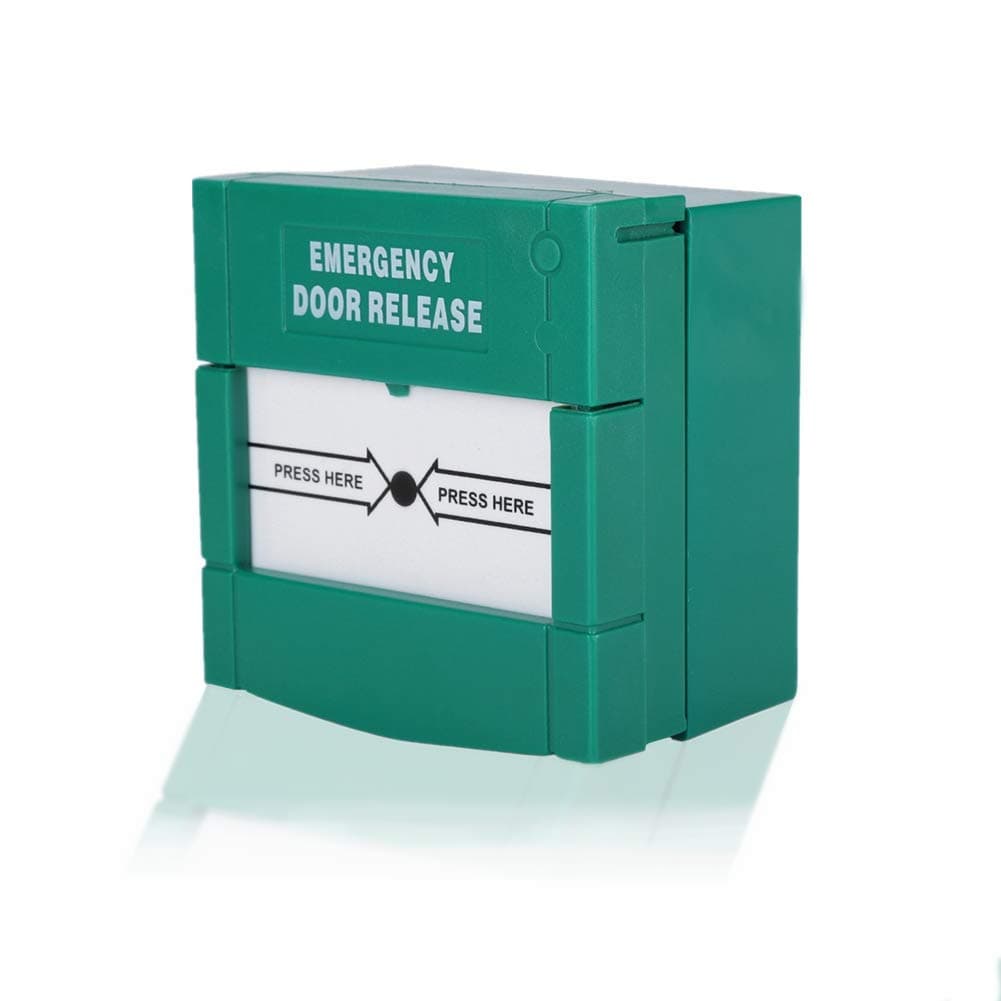 Sonew Emergency Door Release Button, Door Lock Release Switch, Break Glass Fire Alarm Button for Home Security