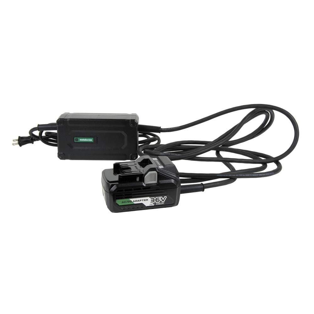 Metabo HPT MultiVolt™ AC Adapter | Power Source Option for All 36V Metabo HPT MultiVolt Tools | 20 Ft Pivoting Cord | Can Be Used with Generators or Long Extension Cords | ET36A