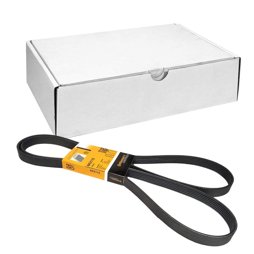 Contitech 6PK2115V-Ribbed Belt, Schwarz
