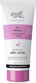Anti-Aging Body Lotion with 4% Retinol, Niacinamide & Zemea | Skin Brightening for Dry & Oily Skin | Fights Visible Signs Of Aging 200ml