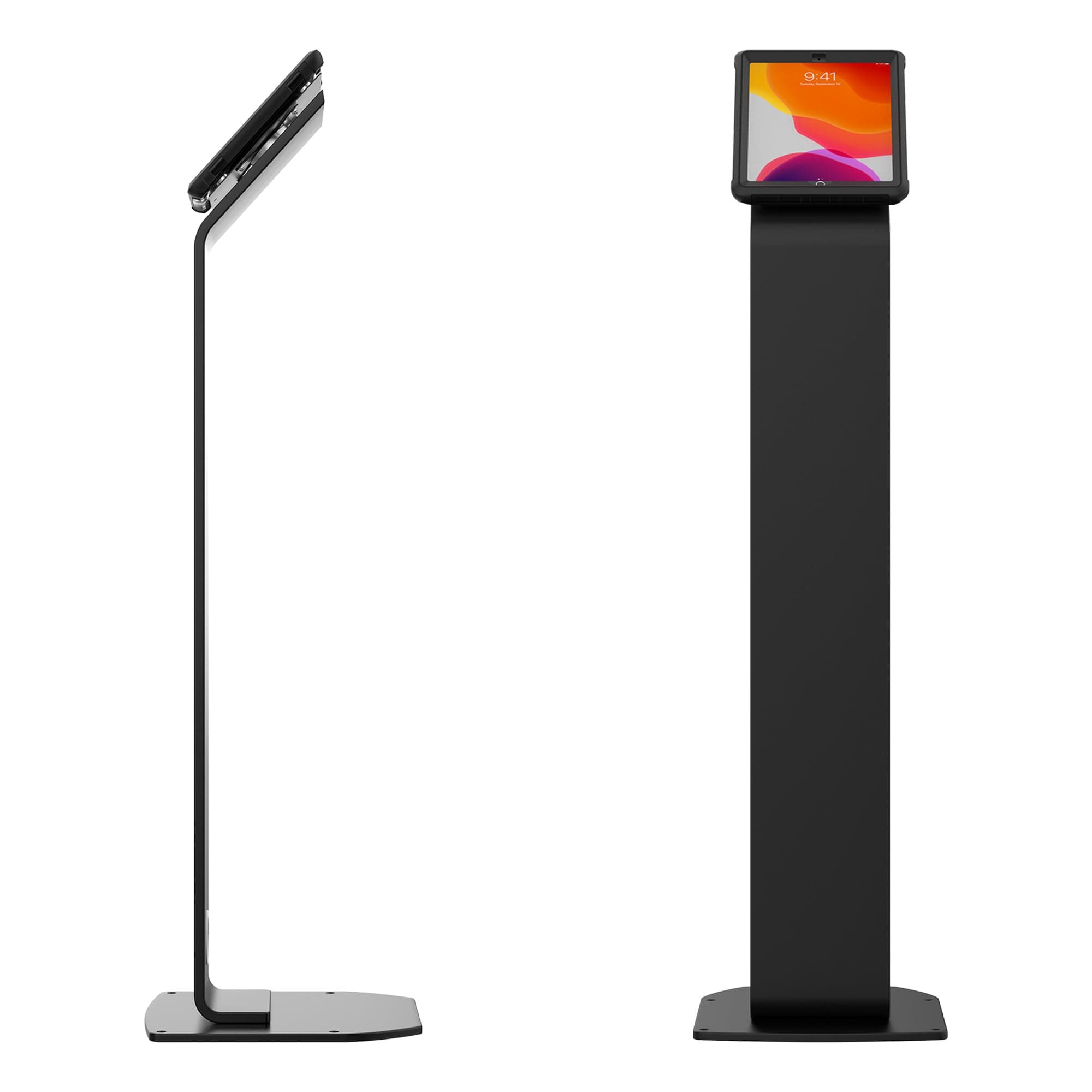 Floor Stand & Case - CTA Premium Floor Stand with Removeable Magnetic Protective Case for iPad 7-9 Gen 10.2”, Air 3, & Other 10.2-Inch Devices - Black (PAD-PARAF10B)