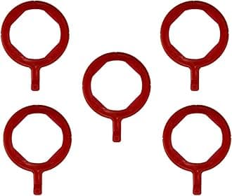 ADS - Dental X-Ray Positioning Aiming Ring, Autoclavable, Bite Wing, XCP Style, FPS 3000 Red Wing, X-Ray Positioning System, Dental Intraoral Film (5, Red, Aiming Rings)