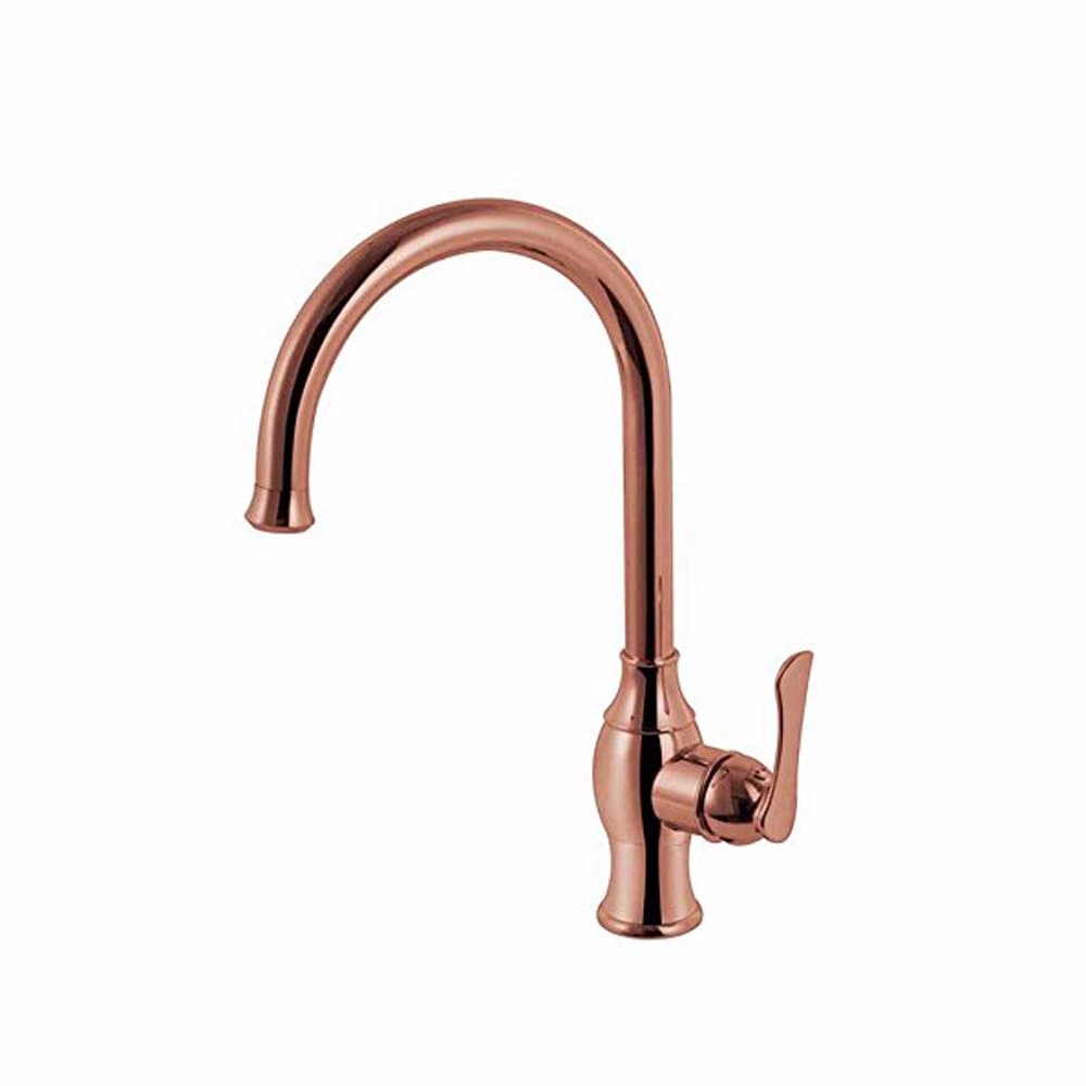 LFNRR High quality Kitchen faucet copper vertical single type cold and hot water tap