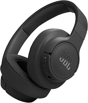Tune 770 NC Wireless Over-Ear Bluetooth Headphones with Adaptive Noise-Cancelling Technology and 70-Hour Battery Life, Black