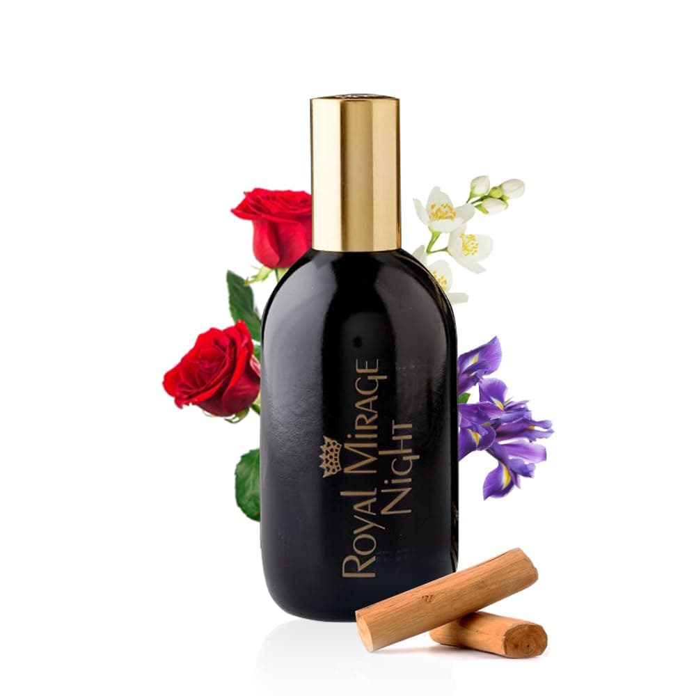 Royal Mirage Night Eau de Cologne - Premium Floral & Powdery Musk Fragrance S...