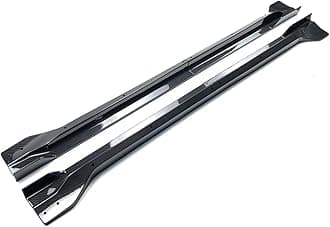 Car Side Skirt Extension Splitter A Pair Compatible For Jeep Grand Cherokee SRT/SRT8/Trackhawk 2012-2021 Plate Lip Bumper Winglet Body Kit(Carbon Fiber Style)