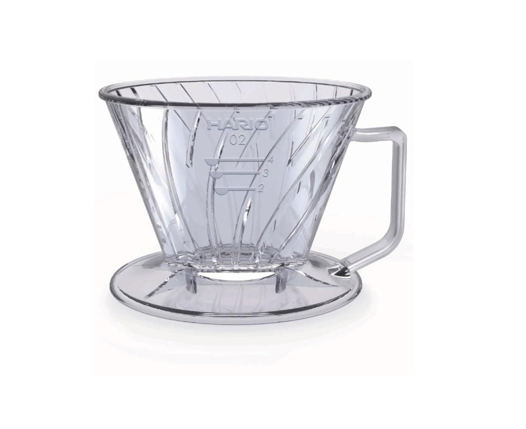 Pegasus Flat Bottom Dripper, Size 02, Clear