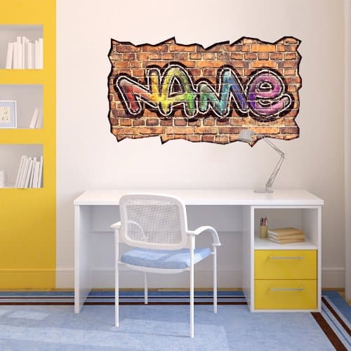 Yourdesign Personalised Graffiti Wall Art Wall Sticker