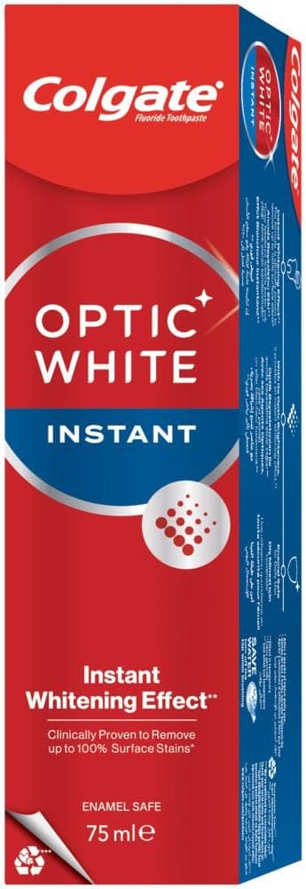 Optic White Instant Whitening Toothpaste,75Ml