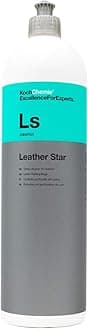 Koch Chemie - Leather Star - Deep Cleaner for Leather; Revitalizes, Preserves, and Protects; Pleasant Fragrance, Color Intensifying Appearance, Supple Soft Feel; Does not Cause Slipperiness (1 Liter)