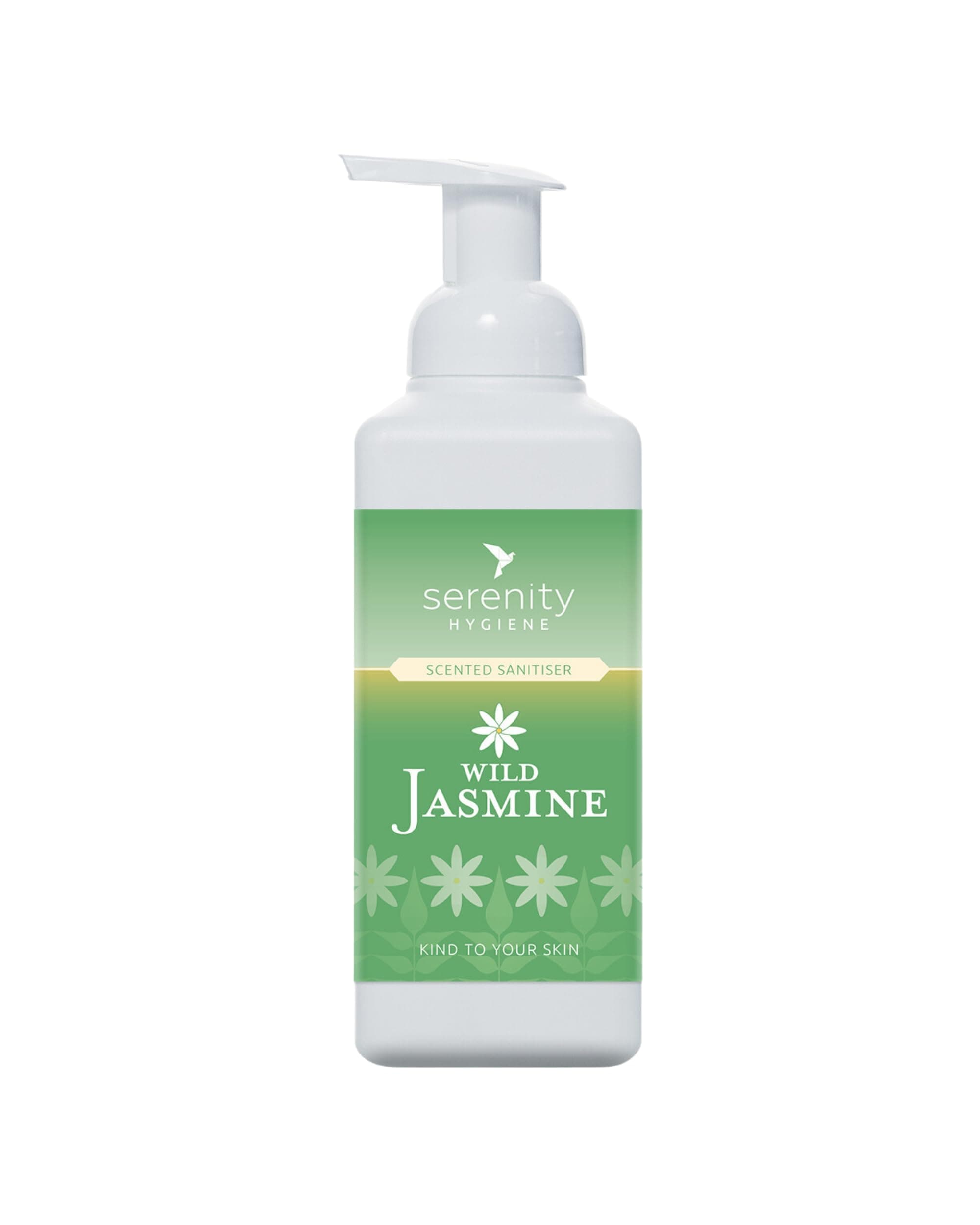 Hand Cleansing Sanitiser Foam, No Alcohol Foaming Hand Sanitizer Dispenser - Wild Jasmine - 500ml
