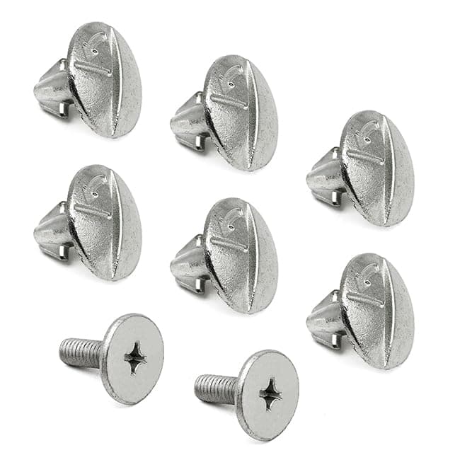 8 PCS Lower Engine Cover Bolt Pin Screws - 6 PCS 90674-TY2-A01 and 2 PCS 90105-TBA-A00 Lower Engine Cover Pin Screws, Compatible with H0nda Civic CR-V (Silver)