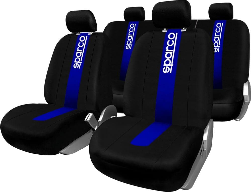 SPC1011 Front/Rear Seat Covers, Blue