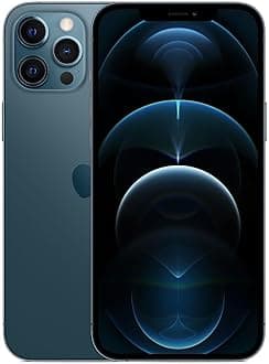 Apple iPhone 12 Pro Max, 512GB, Pacific Blue - Unlocked (Renewed Premium)