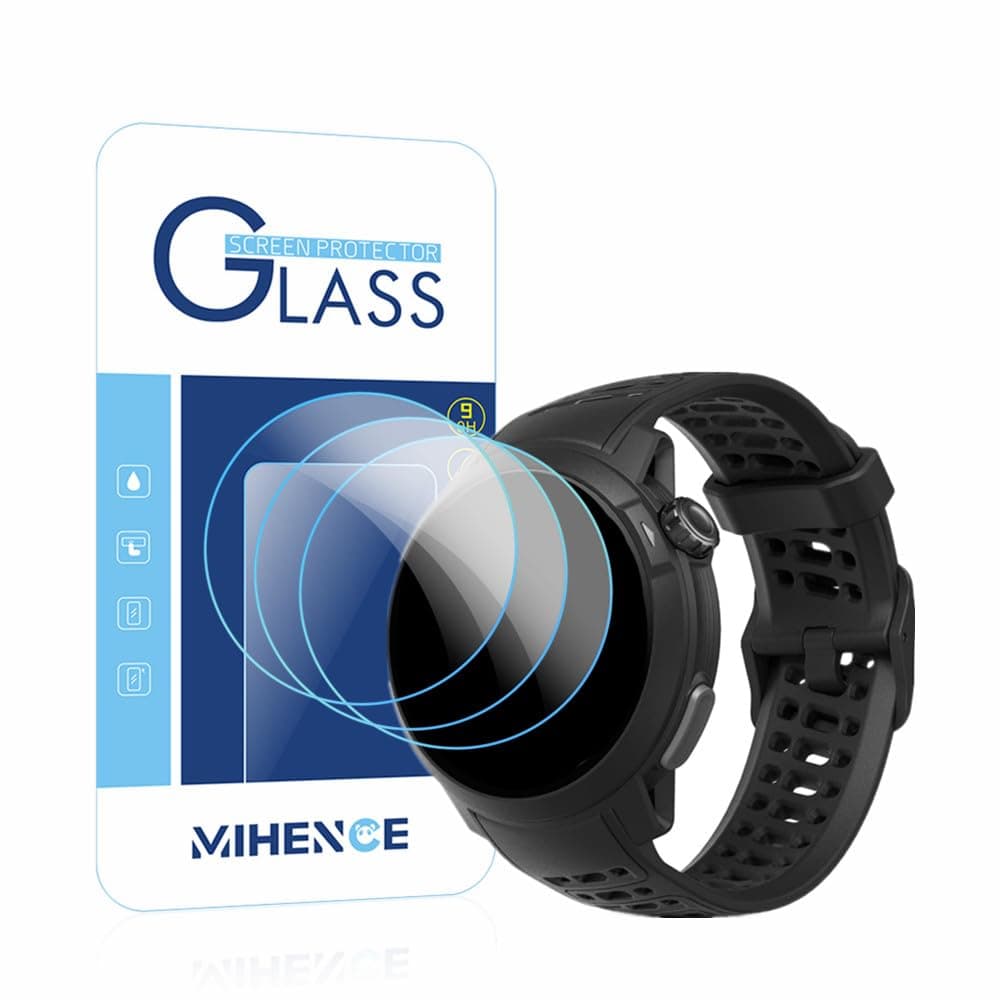 Screen Protector Compatible for COROS PACE Pro GPS Sport Watch, 9H Tempered Glass Protective Film [ 3PCS ]