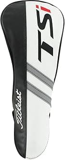 New Titleist Golf TSi Fairway Wood Headcover Leather Cover - Black White Red