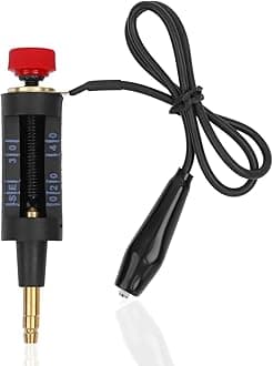 1 PCS Spark Plug Tester Adjustable Ignition Coil Circuit Tester Autos Diagnostic Test Tool Coil-on Spark Tester for Small Engines Car Lawnmower Chainsaw Motorcycle Alternators
