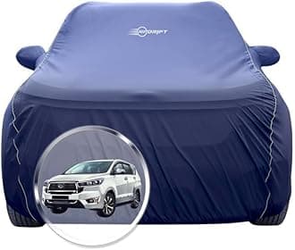 NEODRIFT 'NeoTech' Car Cover for Toyota Innova Crysta (100% Water-Resistant, All Weather Protection, Tailored Fit, Multi-Layered & Breathable Fabric) (Colour: Blue)