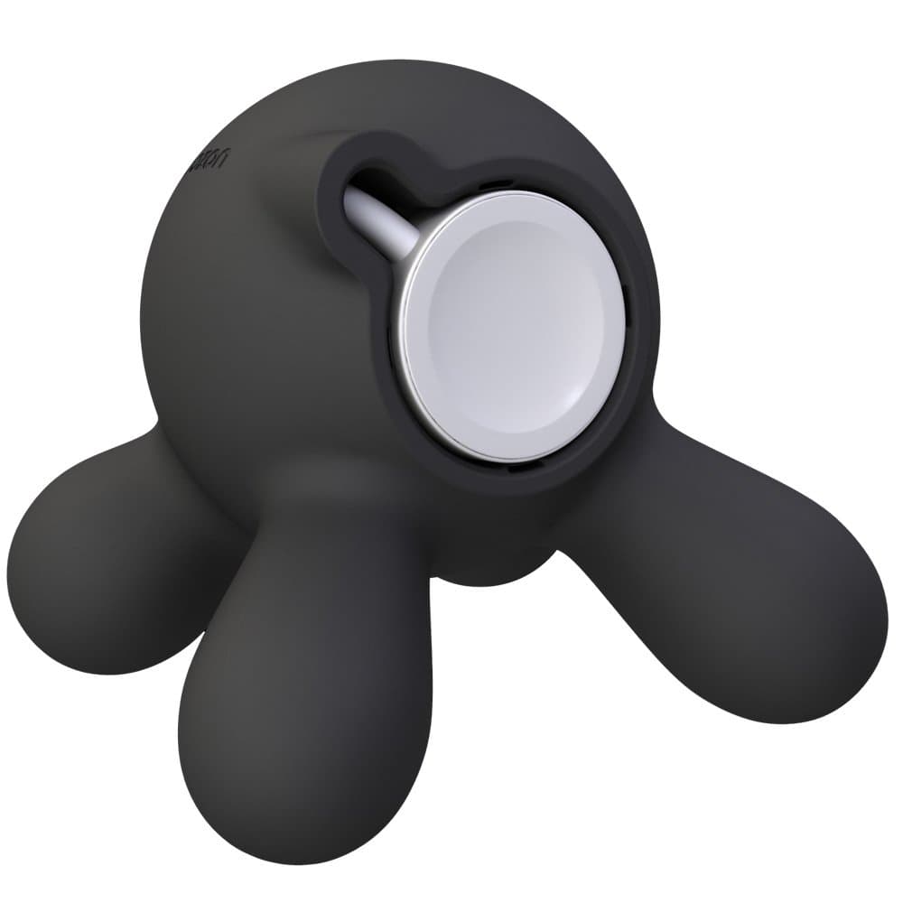 Actionproof Apple Watch Charging Dock Made with Premium and Durable Silicone Apple Watch Accessory Compatible with 42mm & 38mm Models (Black)