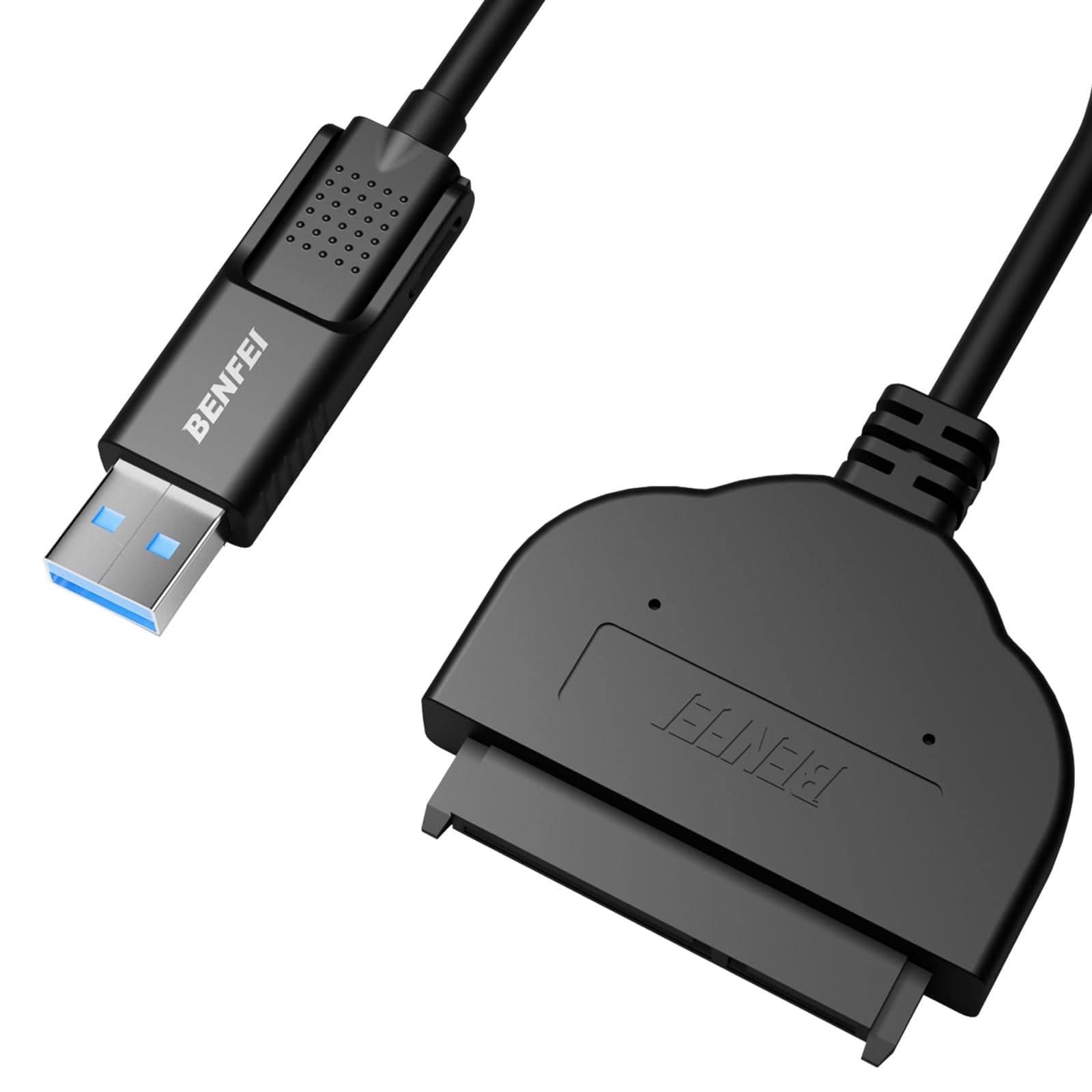 SATA to USB Cable, 2in1 USB-C/USB 3.0 to SATA III Hard Driver Adapter Compatible for 2.5 inch HDD and SSD