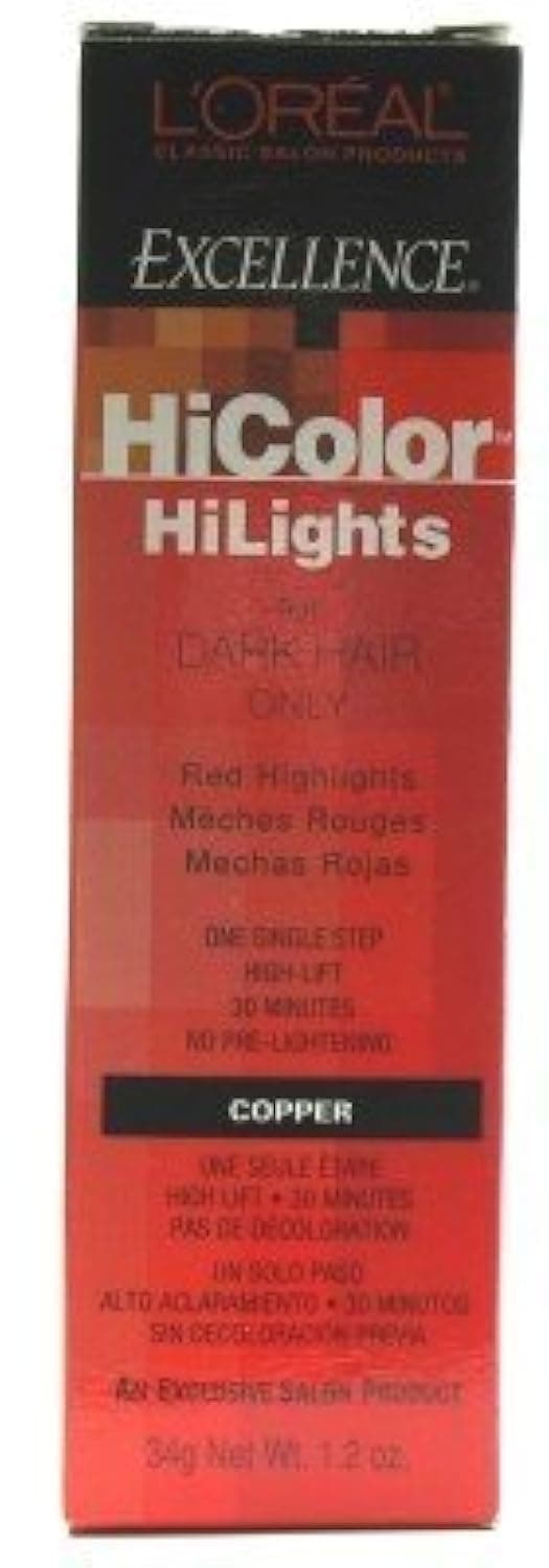 L'OREAL TECHNIQUE Excel Hicolor Hilights Copper 1.2oz (2 Pack)