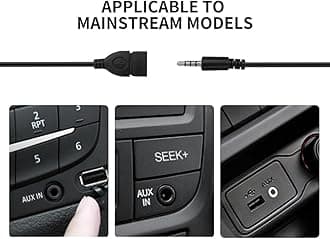 Generic USB to 3.5mm Audio Adapter, 3.5mm Male AUX Audio Plug to USB 2.0 Female Converter, Car Aux Port, OTG, MP3/CD Player & More