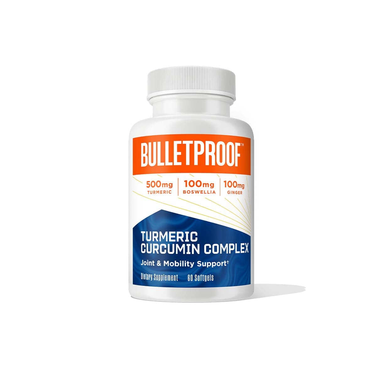 Bulletproof Turmeric Curcumin Complex Inflammation Response Softgels, 60 Count, Keto Supplement for Joint and Inflammation Support, Antioxidant Support