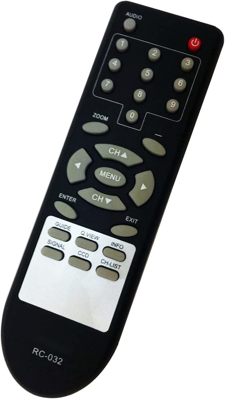 RC032 Remote Control Replacement for COBY ATSC Converter Box DTV100 DTV101 DTV102 DTV103 Digital Box