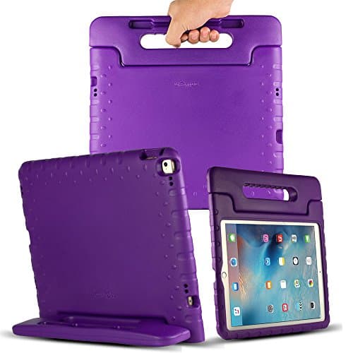 iPad Pro Case, ANITOON iPad Pro Protective Case Cover [Shockproof] [Made from Tough EVA Foam] Purple for iPad Pro 12.9 Inch (Compatible with 12.9-inch iPad Pro Only)