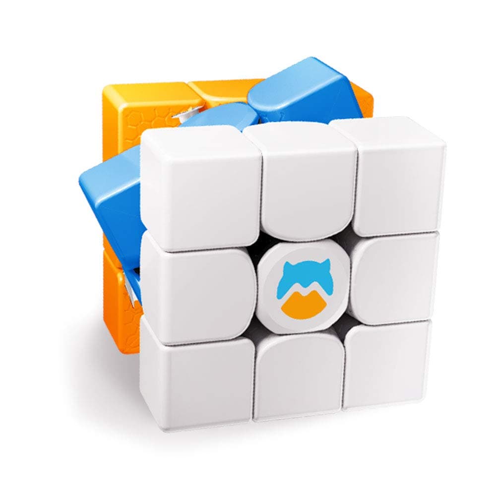 GAN Monster Go 3x3 Rainbow Trainer Cube, MG Cube Learning Series Puzzle Toy for Kids Beginners