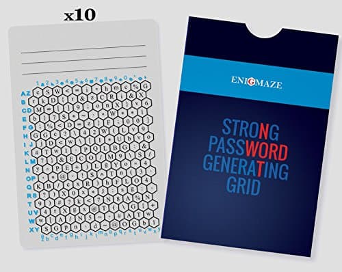 10 Password Generating Plastic Cards - Create and Share WiFi Passwords