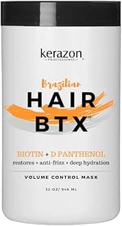 KERAZON Brazilian Hair BTX Botoxx Mask Treatment Natural 32oz/946ml. New packaging, original formula. Salon size.