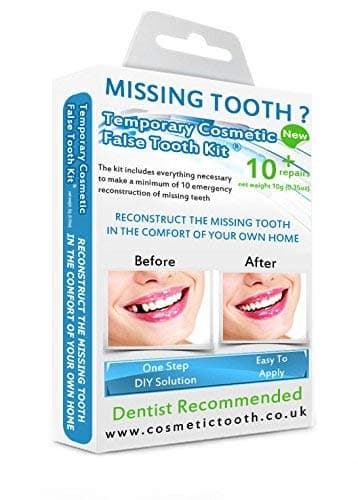 Missing tooth? - Temporary-Cosmetic DIY False Tooth - Twin Pack