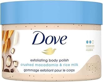 Exfoliating Body Polish Body Scrub, Macadamia & Rice Milk, 10.5 oz