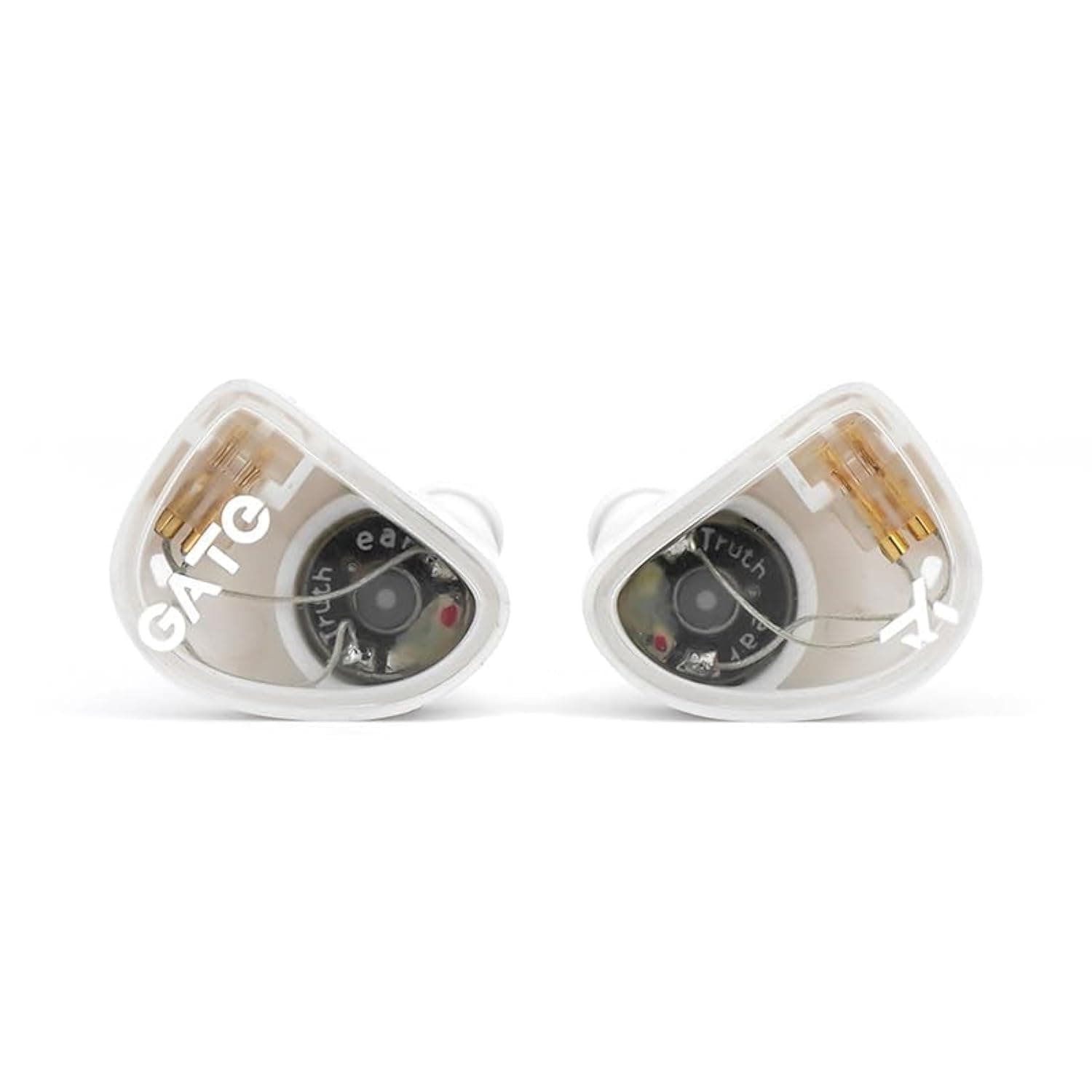 TRUTHEAR GATE Dynamic Driver in-Ear Headphone 3.5mm Interchangeable Headphone Cable Headphone (White, with mic)