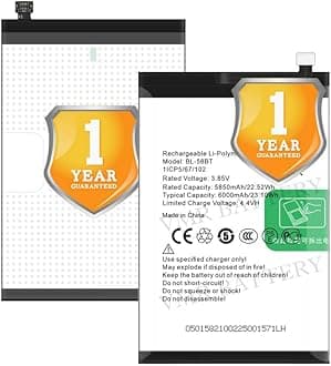 Original BL-58BT Battery Compatible for Tecno Pova (LD7, LD7j, MZ-Tecno LD7) - (6000mAh) - 1 Year Warranty_V75